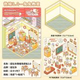  Sticker sắp xếp gian hàng góc 3/4 Telado 