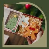  Set 3 nến thơm Giáng Sinh nắp trong 