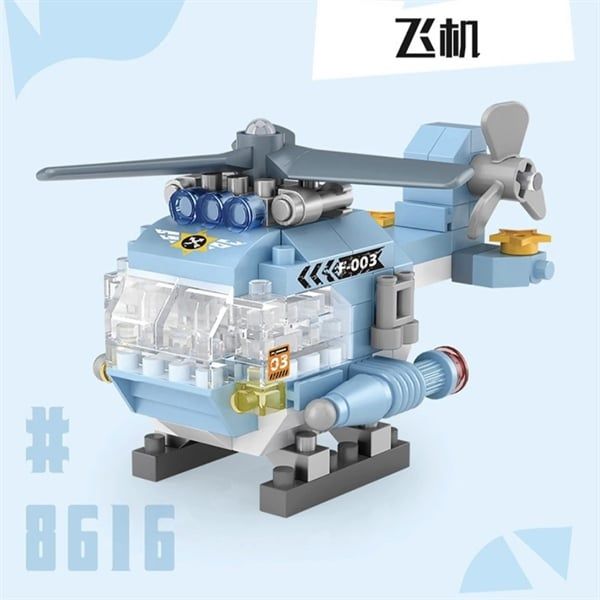  Xếp hình mini phương tiện (túi) 