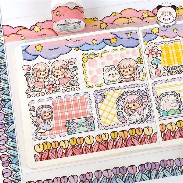  Washi tape dải hình dài Telado 