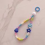  Dây charm móc khoá/ điện thoại thỏ hoa 