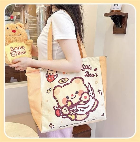  Túi tote Little Bear 30x35cm 