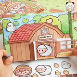  Box sách yên tĩnh DIY bé nông trại Telado 
