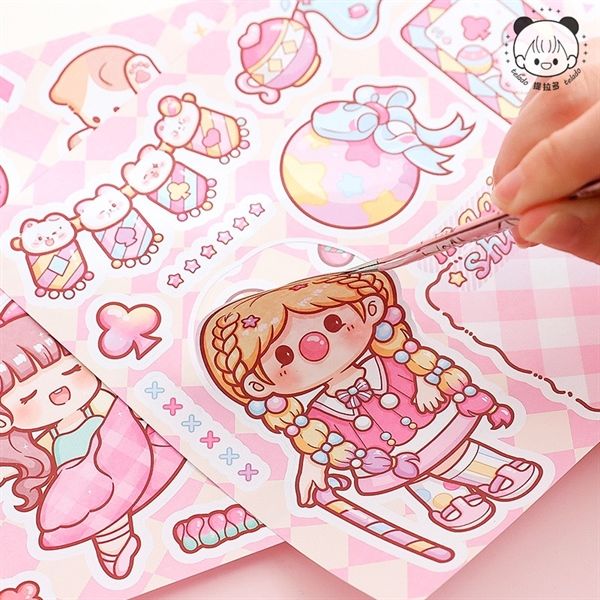  Box sticker Telado 15 tờ Cat Theater 