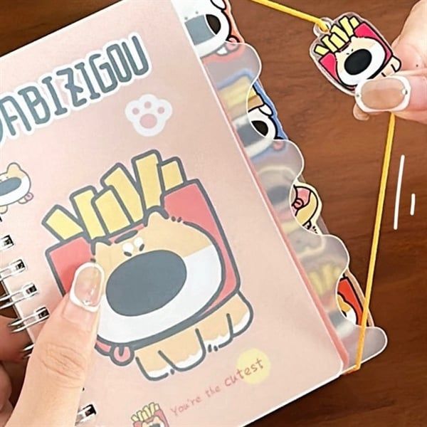 Sổ lò xo mini Shiba fast food 