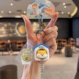  Móc khoá thú nằm chuồng 