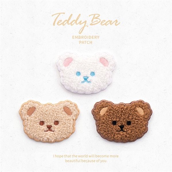  Sticker vải ủi gấu Teddy 