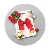  Set kẹp tóc Giáng Sinh tone đỏ 