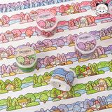  Washi tape dải hình dài Telado 