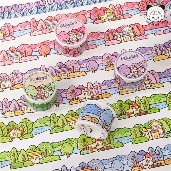  Washi tape dải hình dài Telado 