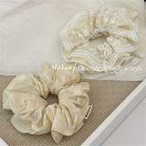  Scrunchies hoa nhí sọc ngang 