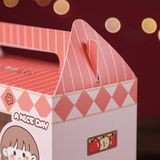  Hộp quà gập bé gái đựng bánh 19x10 