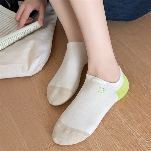  Tất lười Mekki mặt cười 