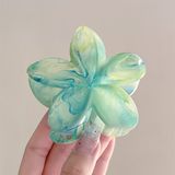  Kẹp càng cua hoa sứ màu loang 