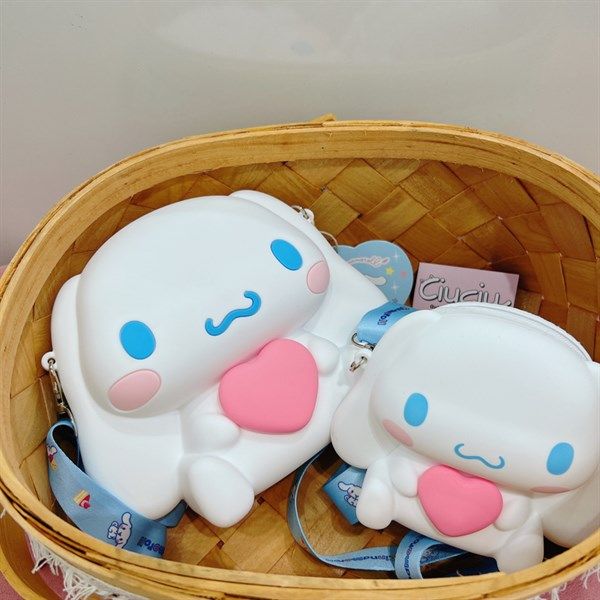  Túi silicon Cinnamoroll ôm tim 