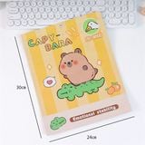  Túi zip big size 24x30cm Capybara 