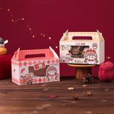  Hộp quà gập bé gái đựng bánh 19x10 