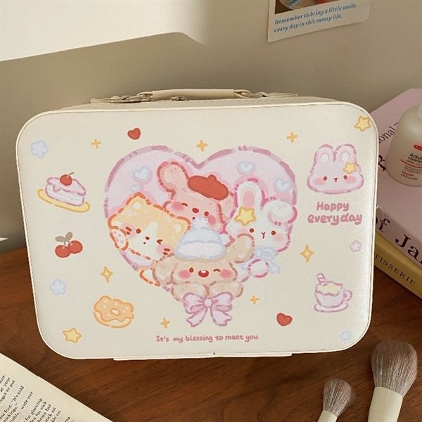  Cốp vali mini 24x18x11 - 4 Thú trái tim 