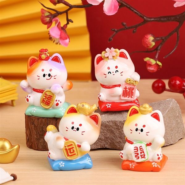  Mô hình mèo thần tài 4x5cm 