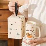  Cốc cún dáng dài 500ml 