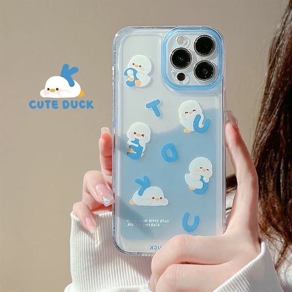  Ốp vịt chữ xanh 