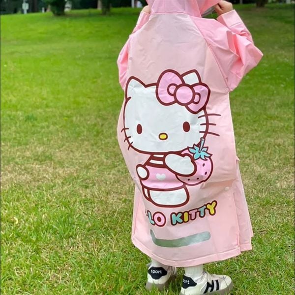  Áo mưa Sanrio + túi đựng 