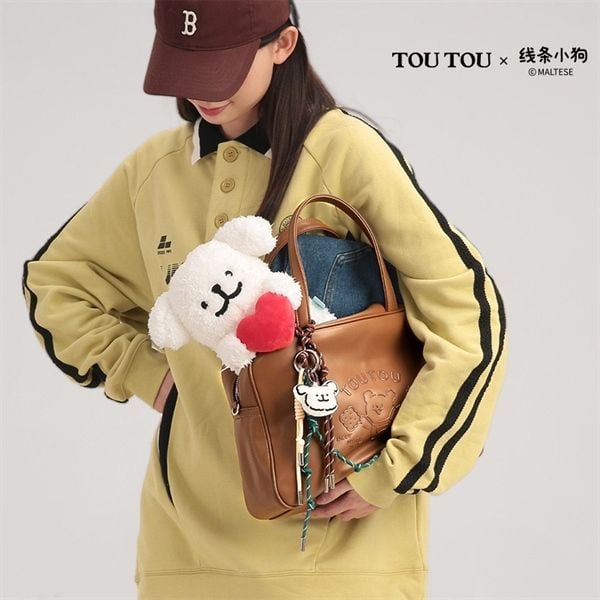  Túi TouTou x Maltese chữ nhật to 33cm 