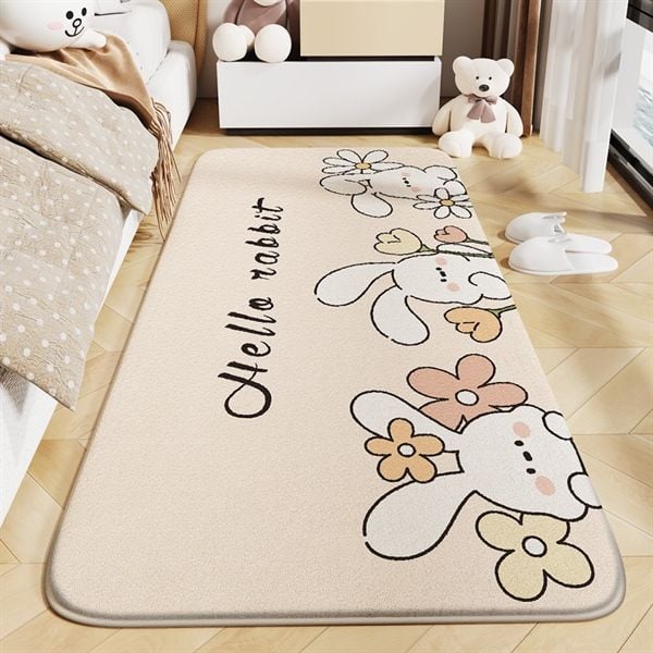  Thảm lông 3 thỏ Hello rabbit 40x120cm 