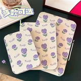  Gương gập hoa tulip tím 