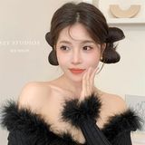  Kẹp tóc giả buộc nơ 