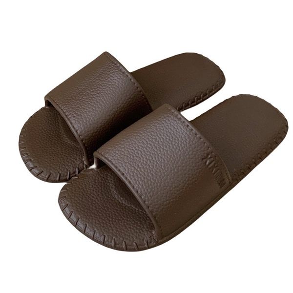  Dép mũi vuông viền gân chỉ 