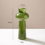  Lọ hoa thuỷ tinh cổ bầu đế cao 29cm 