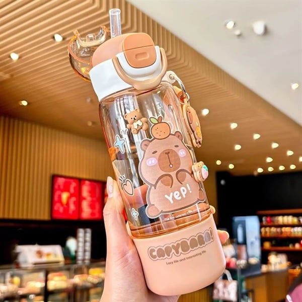  Bình nước Capybara đế rời 510ml 