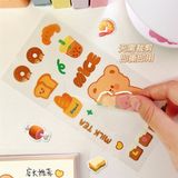  Sticker gấu thỏ nền trong 