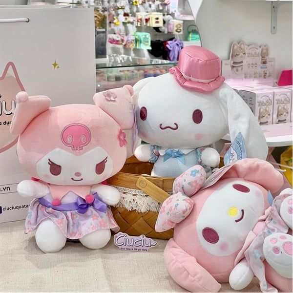  Gấu bông Sanrio hoa Sakura 20cm 