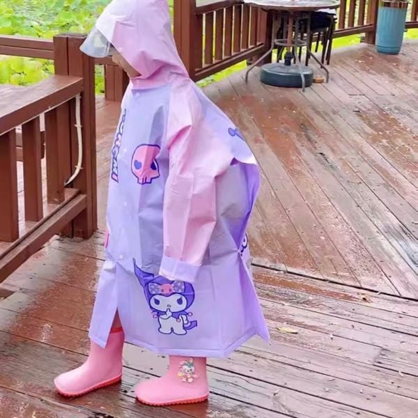  Áo mưa Sanrio + túi đựng 