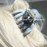  Kẹp càng cua chân uốn loang trắng 