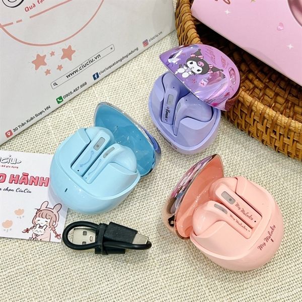  Tai nghe bluetooth Sanrio quả trứng 