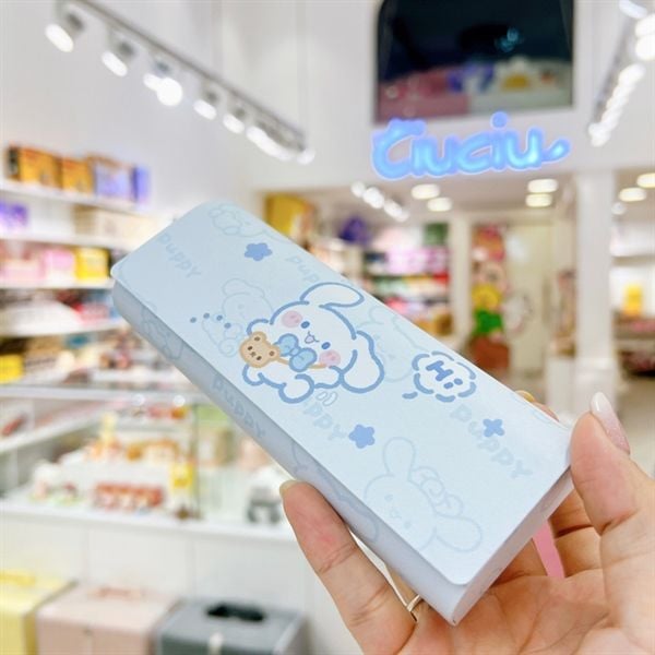  Hộp kính Cinnamoroll hộp tròn kèm khăn 