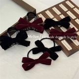  Kẹp/dây nơ kép nhung 