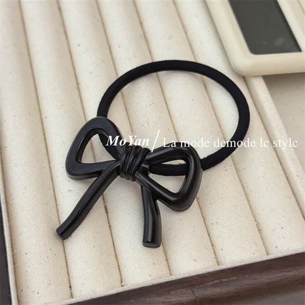  Chun buộc tóc nơ cứng 