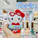  Móc khoá Hello Kitty bông đeo phao bikini đỏ 