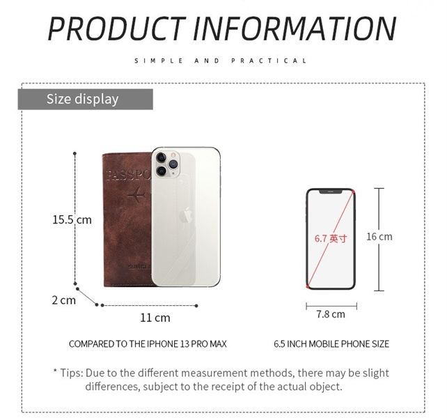  Ví bọc hộ chiếu kèm bọc thẻ 