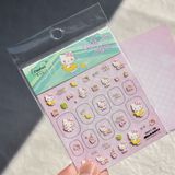  Sticker dán móng Tomoni Sanrio 