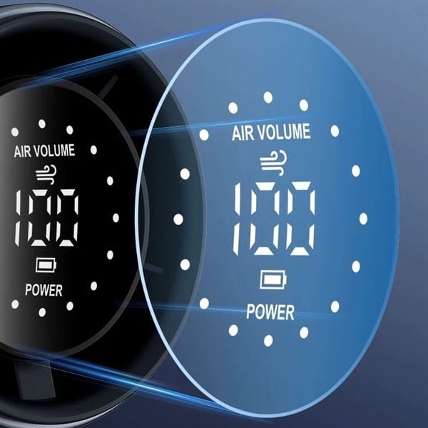  Quạt siêu mát màn led 4000mAh 