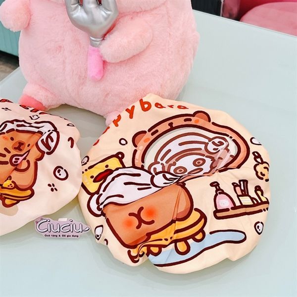  Mũ tắm trùm đầu Capybara 