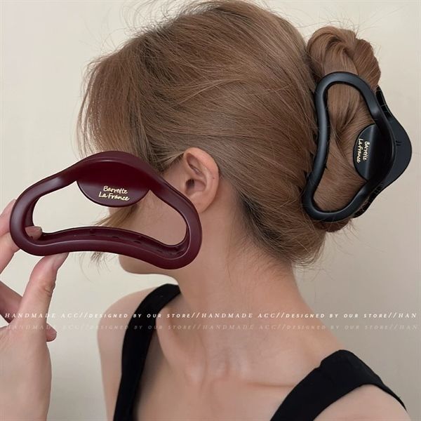  Kẹp càng cua Barrette LaFrance bầu dục uốn 