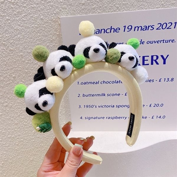  Bờm Panda bông 