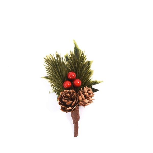  Quả thông mix lá 