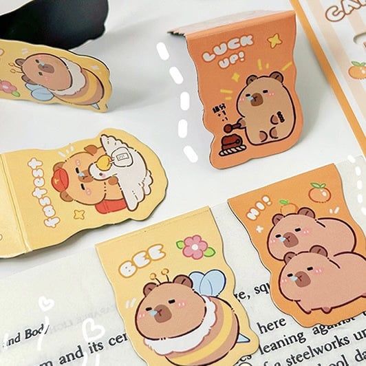  Kẹp nam châm book mark Capybara 